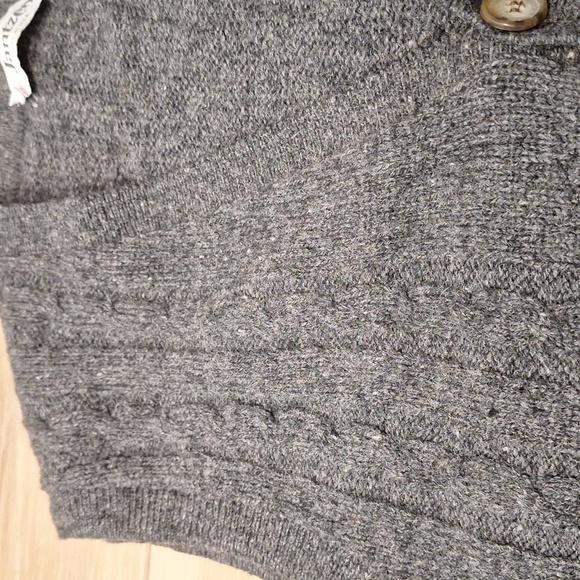 Vintage Jantzen Gray Button Closure V-Neck Grandpa Vest L - Picture 3 of 5